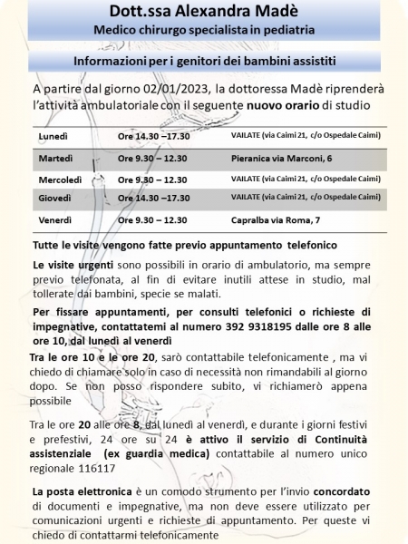 Pediatra Libera Scelta Alexandra Madè