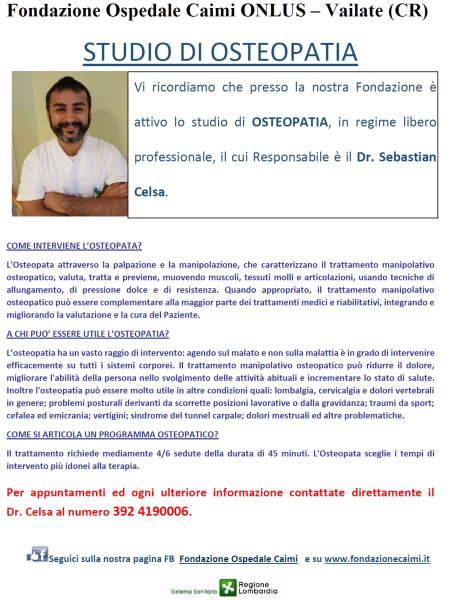 Studio di Osteopatia Dr Sebastian Celsa
